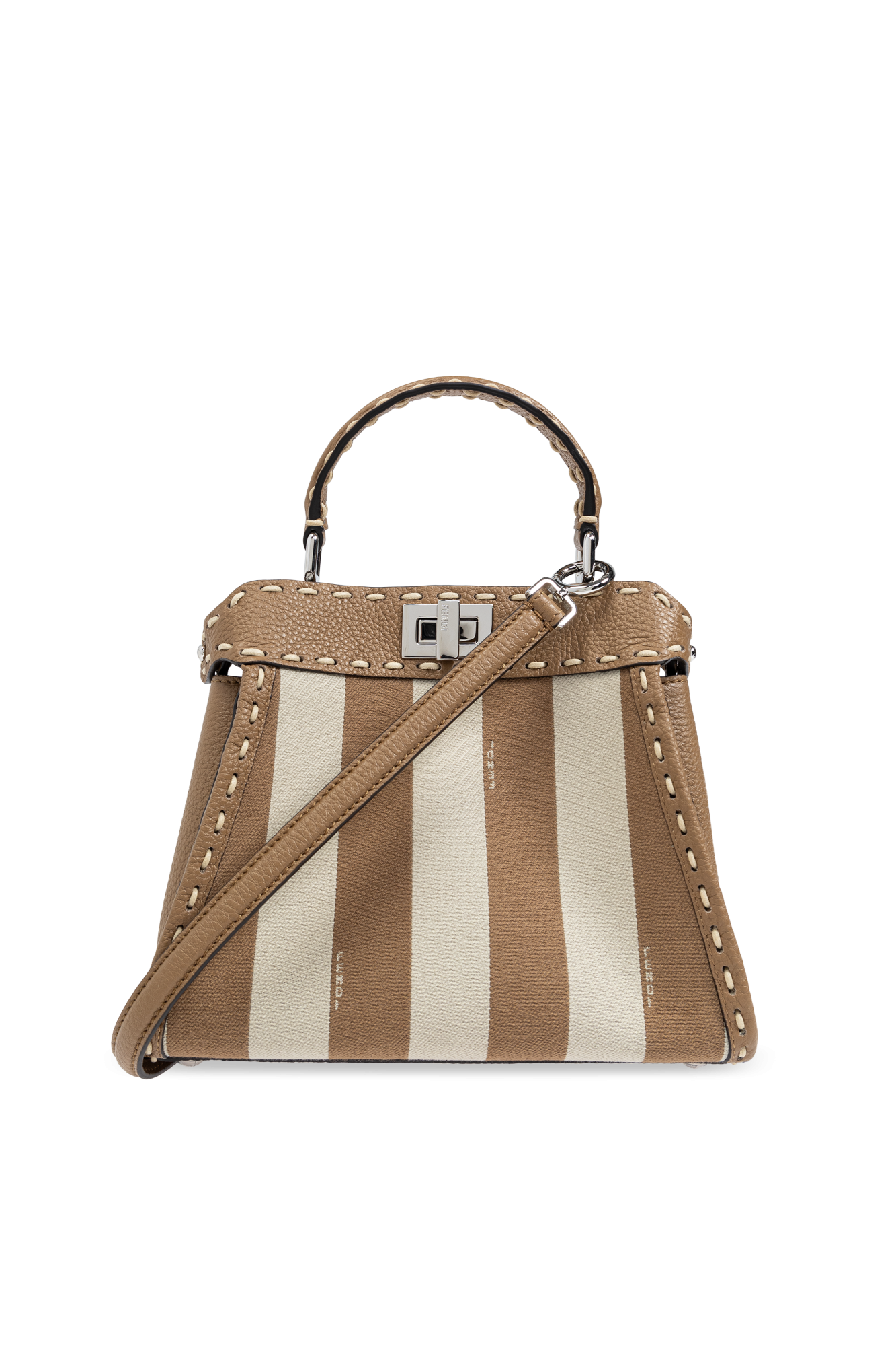 Beige Shoulder Bag Peekaboo Fendi Vitkac Italy